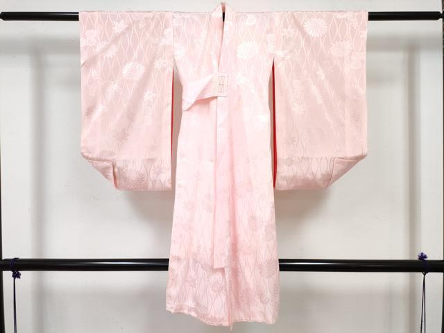 平和屋着物[]七五三 女の子 ３歳 祝着 三つ身 長襦袢(袷)セット 枝梅文 金彩 逸品 DABG3287ma