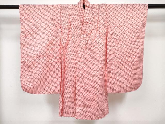 平和屋着物[]七五三 女の子 ３歳 祝着 三つ身 長襦袢(単衣)セット 鴛鴦舞花文 金彩 DABG3289ma