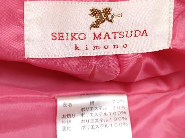 平和屋着物[]七五三 女の子 松田聖子 SEIKOMATSUDA ３歳 祝着 三つ身 被布(ウサ耳フード付き)セット ケーキ うさぎ DABG3292ma