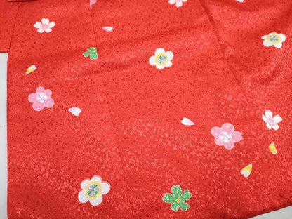平和屋着物[]七五三 女の子 ３歳 祝着 三つ身 被布セット 舞花文 DABG3294ma
