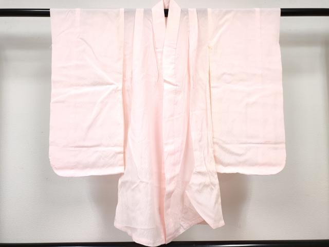 平和屋着物[]七五三　女の子　３歳　祝着　三つ身　長襦袢(無双仕立て)・被布セット　麻の葉文様　DABG3313ma