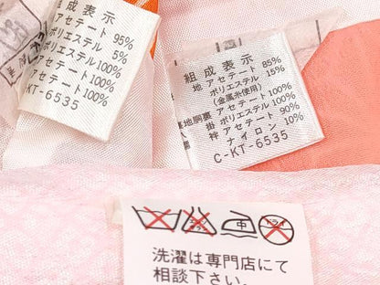 平和屋着物[]七五三　女の子　３歳　祝着　三つ身　長襦袢(無双仕立て)・被布セット　麻の葉文様　DABG3313ma