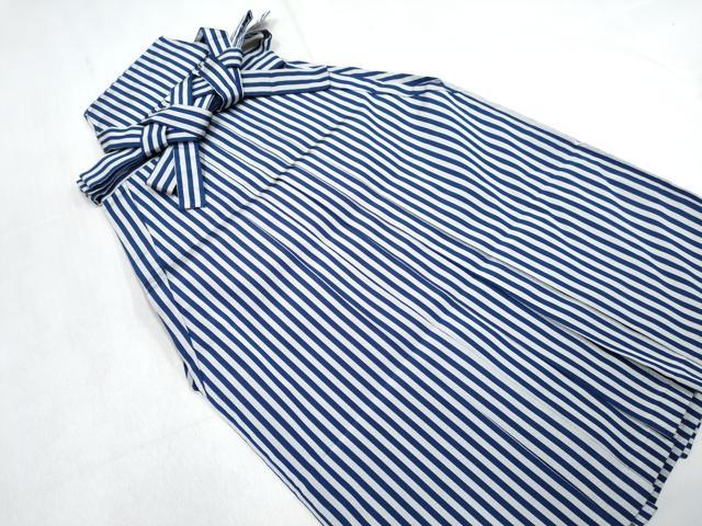 平和屋着物[]七五三　男の子　行灯袴・帯・懐剣セット　縞　DABG3332ma