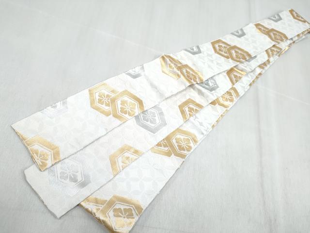 平和屋着物[]七五三　男の子　行灯袴・帯・小物セット　亀甲花文　金銀糸　DABG3336ma
