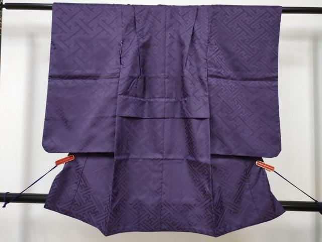 平和屋着物[]七五三　男の子　祝着・羽織・行灯袴・帯・懐剣セット　駒刺繍　葡萄色　龍　兜　笹竹文　暈し染め　金彩　DABG3366ma