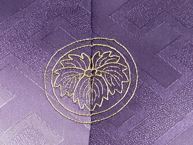 平和屋着物[]七五三　男の子　祝着・羽織・行灯袴・帯・懐剣セット　駒刺繍　葡萄色　龍　兜　笹竹文　暈し染め　金彩　DABG3366ma