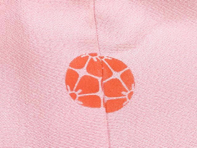 平和屋着物[]七五三　女の子　７歳　祝着　四つ身　長襦袢(袷・半衿刺繍)セット　扇面御所車花鞠文　暈し染め　金銀彩　逸品　DABG3376ma