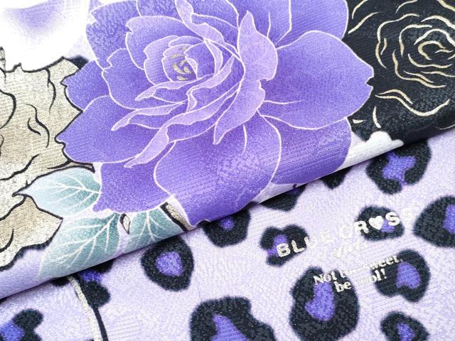 平和屋着物[]七五三　女の子　７歳　祝着　四つ身　襦袢(単衣・半衿刺繍)セット　薔薇　暈し染め　金彩　洗える着物　DABG3384ma