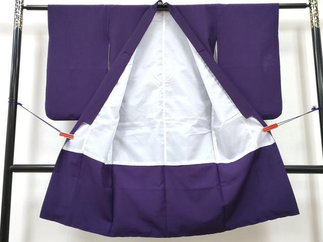 平和屋着物[]七五三　男の子　祝着・羽織・長襦袢(無双仕立て)セット　葡萄色　鷹　鷲　松　暈し染め　金彩　DABG3397ma