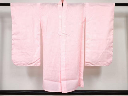 平和屋着物[]七五三　女の子　３歳　祝着　三つ身　長襦袢(無双仕立て)・被布セット　花丸文　暈し染め　DABG3400ma