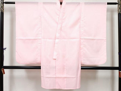 平和屋着物[]七五三　女の子　７歳　祝着　四つ身　襦袢(単衣)セット　辻が花　金彩　逸品　未使用　DABG3412ma