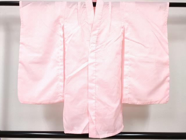 平和屋着物[]七五三　女の子　３歳　祝着　三つ身　長襦袢(単衣)セット　舞蝶花車文　暈し染め　金銀彩　DABG3433ma