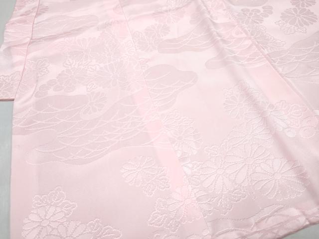 平和屋着物[]女の子　子供　長襦袢　袷　雲取り芝花地紋　洗える着物　DABG3464ma