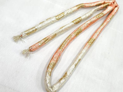 平和屋着物[]和装小物　女の子　子供　草履・バッグ・帯締め・小物セット　菊　金銀糸　箱付き　逸品　DABG3482ma