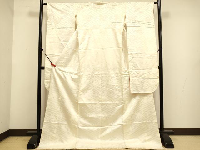 平和屋本店●掛下・帯セット　打掛　和装　婚礼　花嫁　結婚式　神社挙式　紗綾形花地紋　逸品　DABG3561du