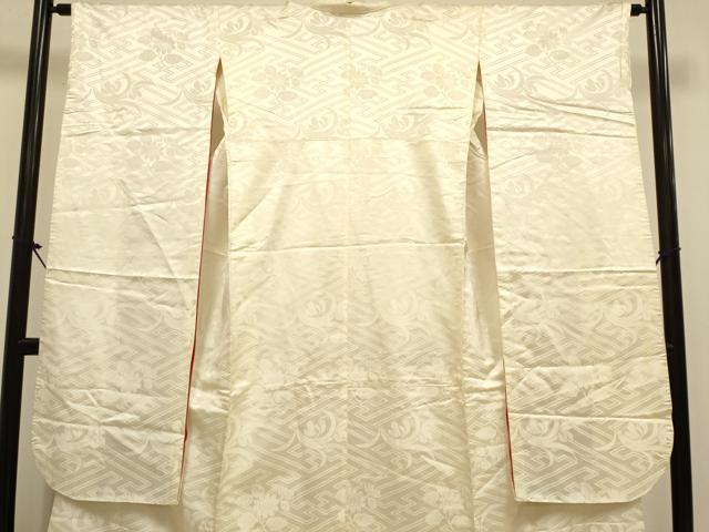 平和屋本店●掛下・帯セット　打掛　和装　婚礼　花嫁　結婚式　神社挙式　紗綾形花地紋　逸品　DABG3561du