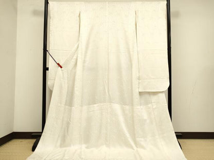 平和屋本店●掛下・帯セット　打掛　和装　婚礼　花嫁　結婚式　神社挙式　紗綾形花地紋　胴抜き仕立て　逸品　DABG3563du