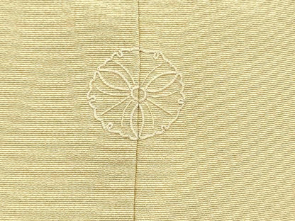 平和屋着物▼訪問着　総刺繍　草花文　正絹　逸品　DABG3593du