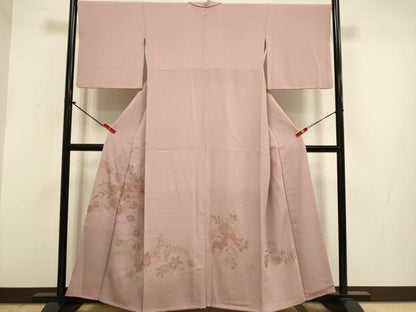 平和屋着物▼中国三大刺繍　スワトウ刺繍　汕頭刺繍　総刺繍　訪問着　辻が花　正絹　逸品　DABG3599du