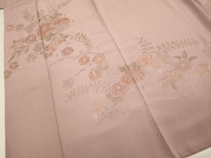 平和屋着物▼中国三大刺繍　スワトウ刺繍　汕頭刺繍　総刺繍　訪問着　辻が花　正絹　逸品　DABG3599du