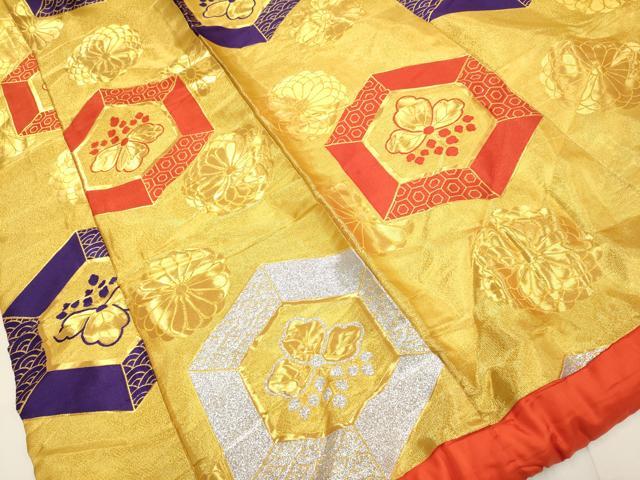 平和屋本店●色打掛　お引きずり　和装　婚礼　結婚式　花嫁　神社挙式　亀甲菊桐文　金銀糸　逸品　DABG3601du