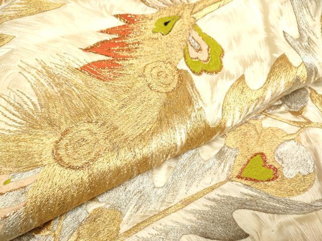 平和屋本店●色打掛　お引きずり　和装　婚礼　結婚式　花嫁　神社挙式　総刺繍　鳳凰桐文　金銀糸　逸品　DABG3604du