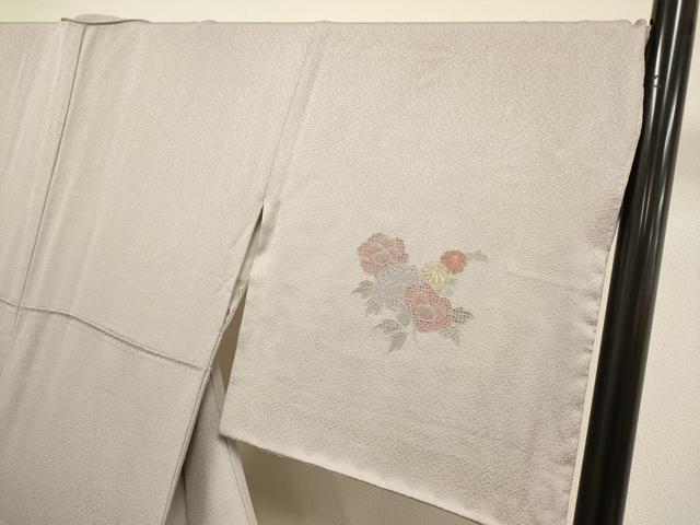 平和屋着物▼中国三大刺繍　スワトウ刺繍　汕頭刺繍　相良刺繍　総刺繍　訪問着　短冊吉祥花文　正絹　逸品　DABG3635du