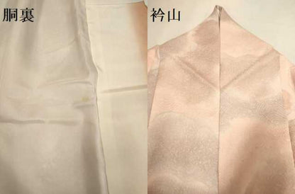 平和屋着物●上質な小紋　道長文　地紋起こし　正絹　逸品　DABG3638du