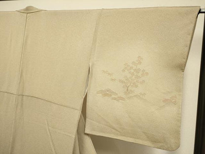 平和屋着物▼中国三大刺繍　スワトウ刺繍　汕頭刺繍　総刺繍　訪問着　大名行列　暈し染め　金糸　正絹　逸品　DABG3686du