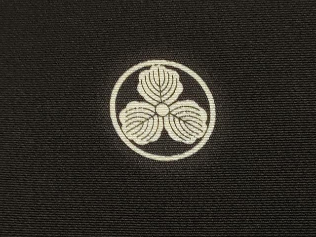 平和屋着物▼豪華黒留袖　螺鈿　正倉院鳳凰花文　暈し染め　金銀彩　正絹　逸品　DABG3690du