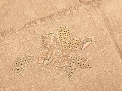 平和屋着物▼中国三大刺繍　スワトウ刺繍　汕頭刺繍　総刺繍　色留訪問着　辻が花　正絹　逸品　DABG3716du