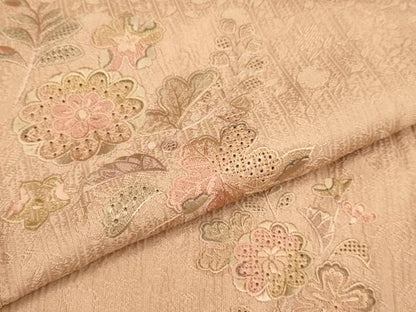 平和屋着物▼中国三大刺繍　スワトウ刺繍　汕頭刺繍　総刺繍　色留訪問着　辻が花　正絹　逸品　DABG3716du