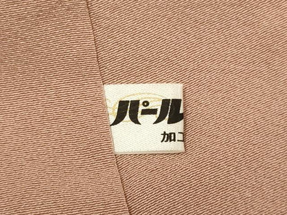 平和屋着物▼訪問着　洋花文　暈し染め　金糸　正絹　逸品　DABG3736du