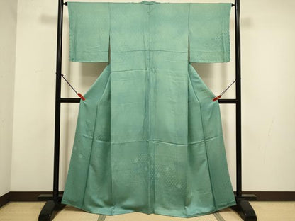 平和屋着物▼訪問着　洋花文　さが美扱い　正絹　逸品　DABG3758du