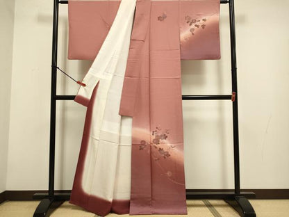 平和屋着物▼中国三大刺繍　スワトウ刺繍　汕頭刺繍　総刺繍　訪問着　菊　暈し染め　正絹　逸品　DABG3762du