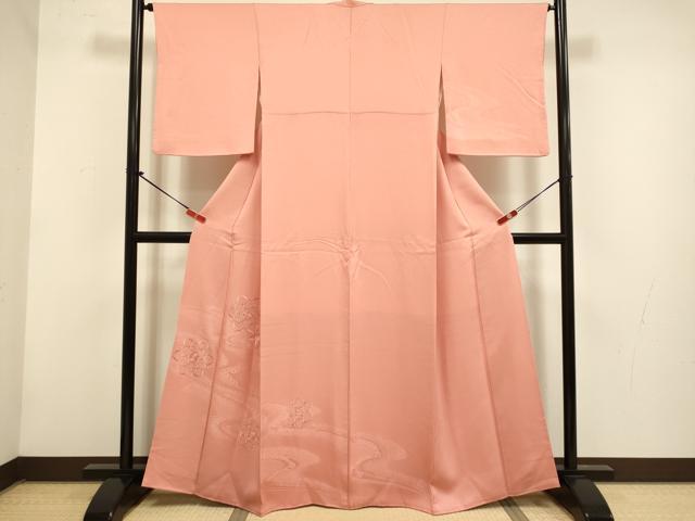 平和屋着物▼中国三大刺繍　スワトウ刺繍　汕頭刺繍　総刺繍　無地絵羽訪問着　正倉院花文　正絹　逸品　DABG3768du