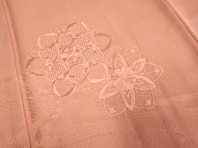 平和屋着物▼中国三大刺繍　スワトウ刺繍　汕頭刺繍　総刺繍　無地絵羽訪問着　正倉院花文　正絹　逸品　DABG3768du
