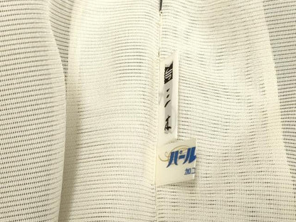 平和屋着物▽道行コート　スリーシーズン　春夏秋　塵除け　無双　紗袷　紗×紗　水玉　正絹　逸品　DABG3804du