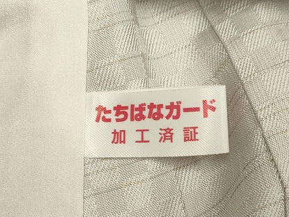 平和屋着物▽児島廣和　アトリエ 聖jin苑　小紋　単衣　幾何学文様　正絹　逸品　DABG3857du