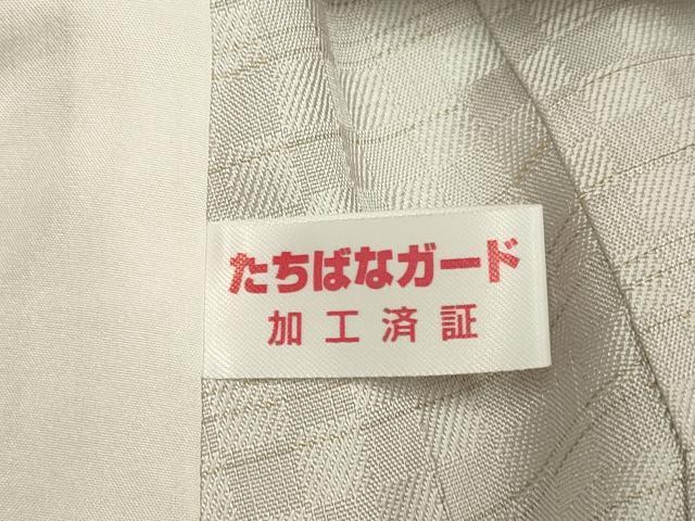 平和屋着物▽児島廣和　アトリエ 聖jin苑　小紋　単衣　幾何学文様　正絹　逸品　DABG3857du
