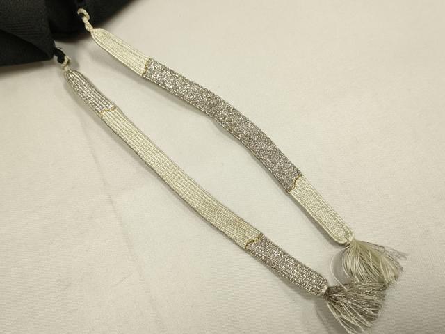 平和屋着物▽羽織　スリーシーズン　春夏秋　塵除け　抽象文様　黒地　正絹　逸品　DABG3869du