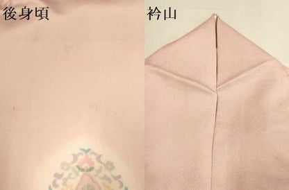 平和屋着物●中国三大刺繍　相良刺繍　総刺繍　訪問着　花鳥文　暈し染め　正絹　逸品　DABG3886du