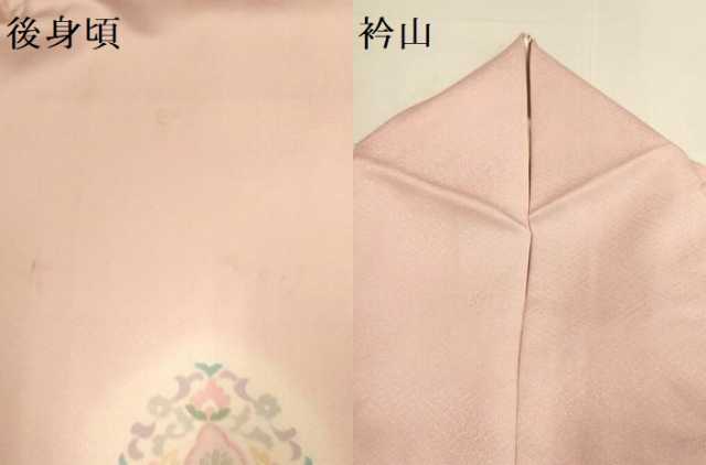 平和屋着物●中国三大刺繍　相良刺繍　総刺繍　訪問着　花鳥文　暈し染め　正絹　逸品　DABG3886du