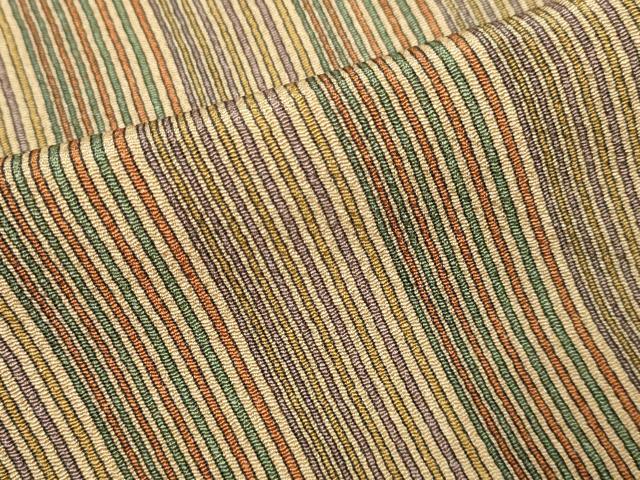 平和屋着物▽上質な小紋　単衣　間道　やまと誂製　正絹　逸品　未使用　DABG3952du