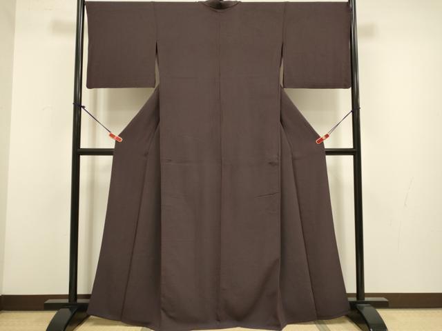 平和屋着物▽江戸小紋　単衣　鮫小紋柄　正絹　逸品　DABG3955du