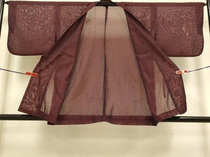 平和屋着物▽道中着　スリーシーズン　春夏秋　塵除け　番傘　洗える着物　DABG3977du