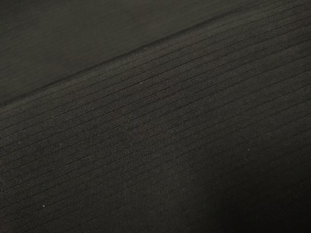 平和屋着物▽男性　黒紋付長羽織　スリーシーズン　春夏秋　塵除け　正絹　逸品　DABG3979du