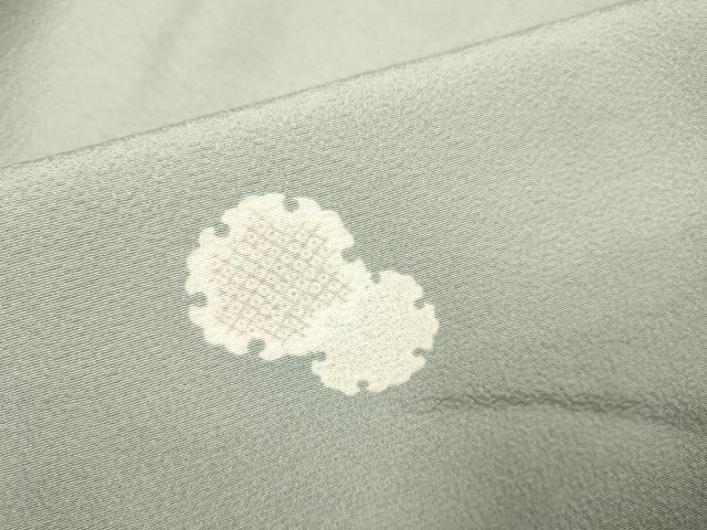 平和屋着物▽上質な小紋　単衣　雪輪重ね文　ますいわ屋扱い　正絹　逸品　DABG3983du