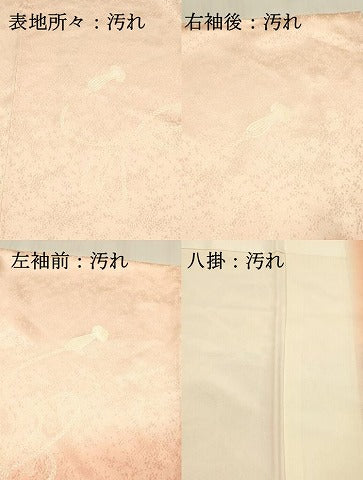 平和屋着物■訪問着　駒刺繍　結び紐文　暈し染め　正絹　逸品　DABG4038qp
