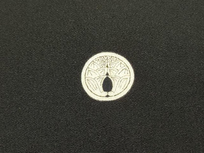 平和屋着物■豪華黒留袖　山車　風景花松文　暈し染め　金彩　正絹　逸品　DABG4266qp